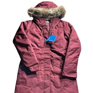 Columbia Women's Maroon Hooded Ski Jacket